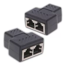 Duplicador De Saídas Cabo De Rede Rj45 Emenda Internet 1x2