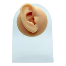 Oreja Silicona De Práctica Perforación Exhibidor Piercing 