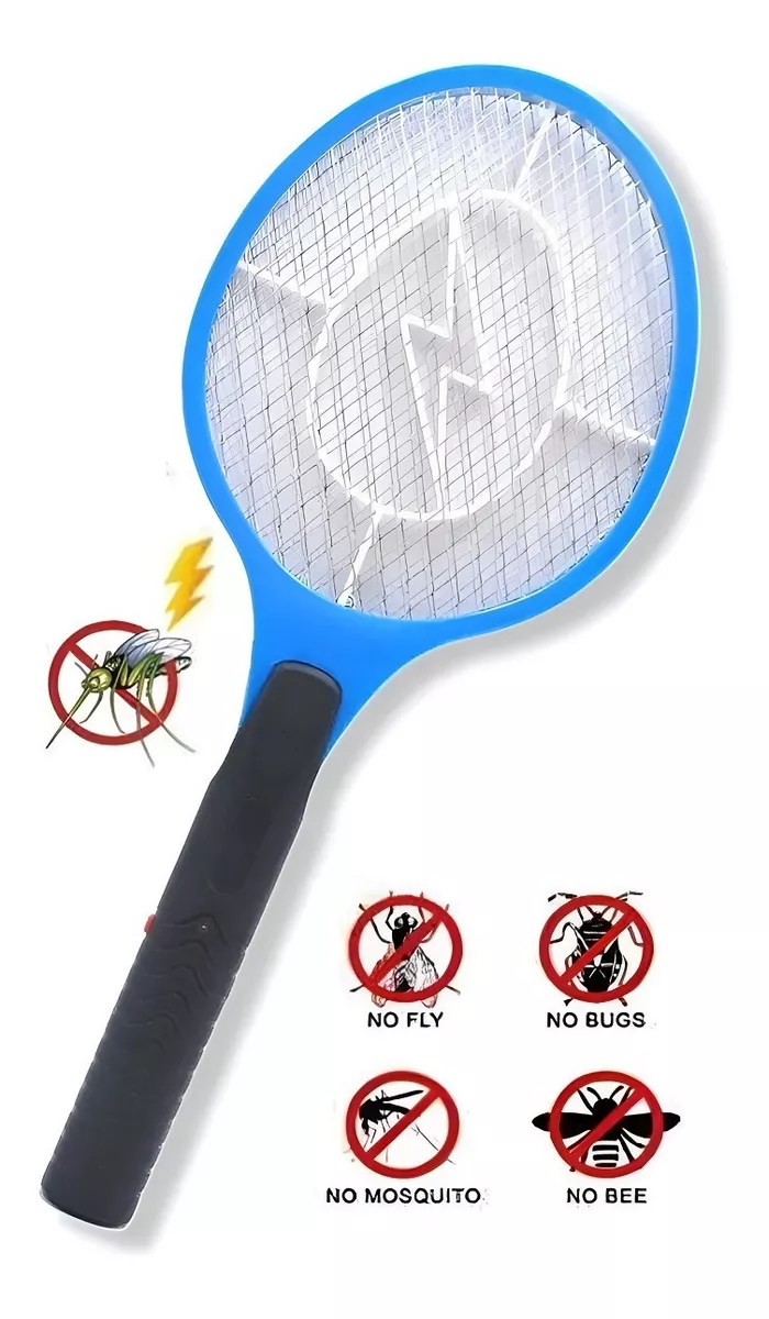Raqueta Mata Moscas Eléctrico Matamoscas Mosquitos Eléctrica