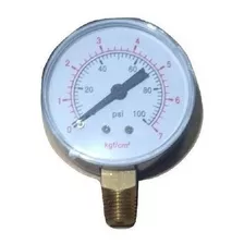 Manômetro Relógio Medidor Pressão Regulador De Glp Gn 0-7 Kg