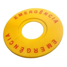 Identificador De Emergência P/ Botão 22mm P20-idem Metaltex