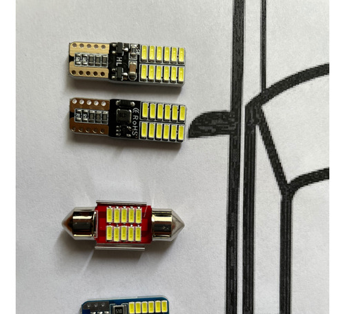 Kit Led Canbus Nissan Tsuru 3, Cuarto, Placa,interior Foto 9