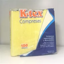 Compresas Campos Descartables X 100un. K-tex Varios Colores