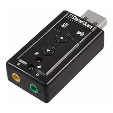 Tarjeta De Sonido Usb 7.1 Para Pc O Laptop Virtual Dj 3d