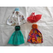 Ropa Para Barbie O Similar Muñeca Vestido Casual X2 Unidades