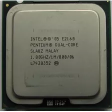 Processador Intel Pentium Dual Core E2160 Sla8z 1.8 G Lga775