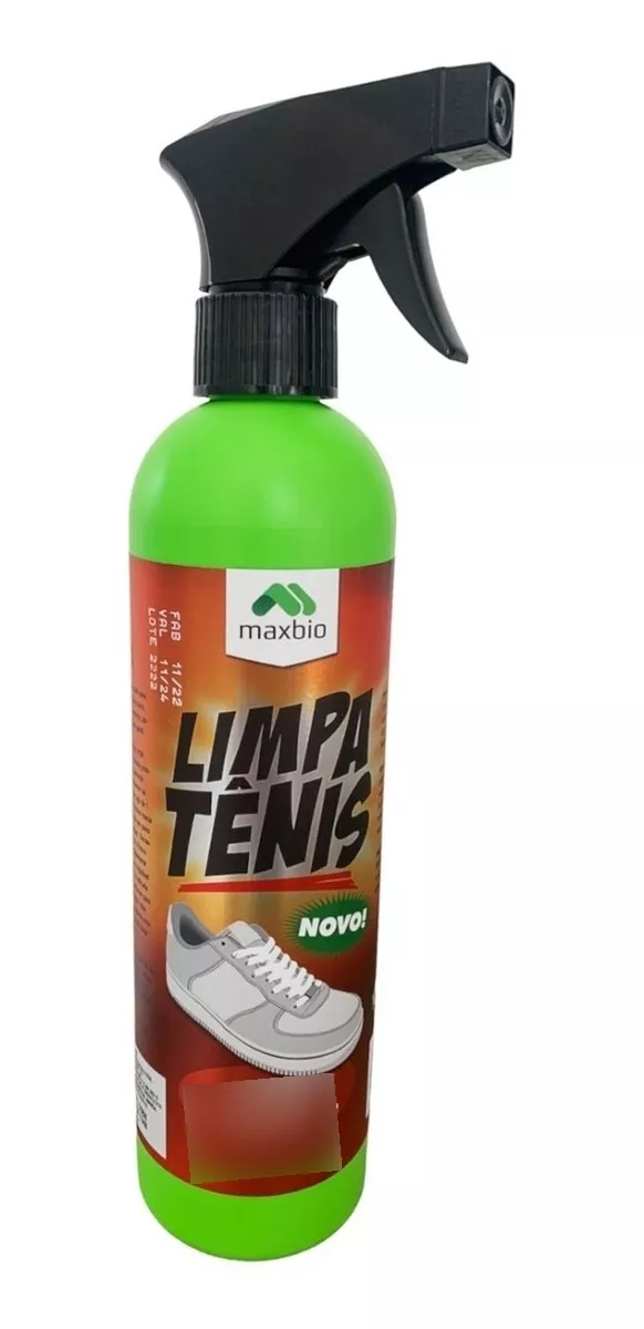 Spray Limpeza De Tênis Novo 500ml Maxbio 