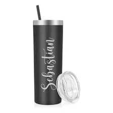 Vaso Térmico 20 Onz Con Tapa Y Pitillo Personalizado