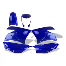 Kit Carenagem Sem Adesivo Yamaha Lander 250 Azul Paramotos