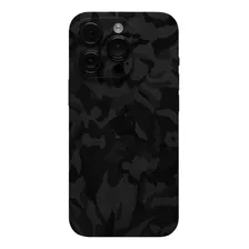 Skin Vinil Premium Black Camo Para iPhone 14 Pro Max