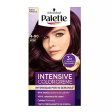 Palette Tinte Para Cabello Color Creme, Violeta Rojizo 4-90