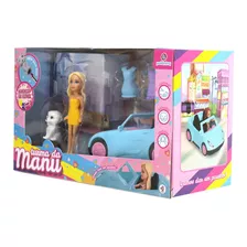 Boneca Turma Da Manu Kit Com Acessórios E Cheirinho - Manu