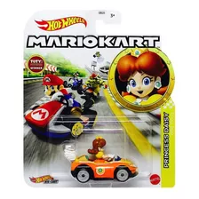 Hot Wheels Mario Kart Nintendo * Princess Daisy Color Naranja