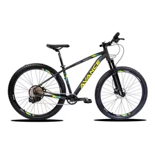 Bicicleta Aro 29 Avance Add.x Kit 1x12 Absolute Susp. A Ar Cor Preto E Amarelo Neon Tamanho Do Quadro 17