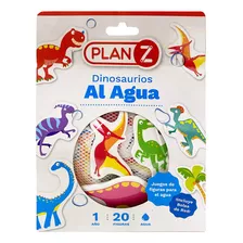 Juego Infantil Bañera Dinos Al Agua C/bolsa De Red Goma Eva