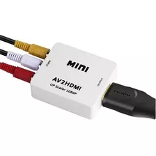 Conversor Áudio E Vídeo Rca Para Hdmi Av2hdmi Barato Flex