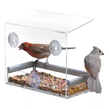 Tranquility Window Bird Feeder In Lucite Premium Acryli...