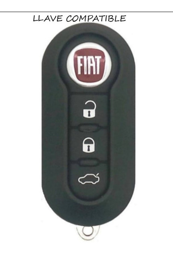 Funda Llave Control Fiat Mobi Uno 500 Foto 3