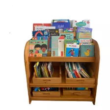 Biblioteca Infantil Con Cajones Leowoodworkuy 