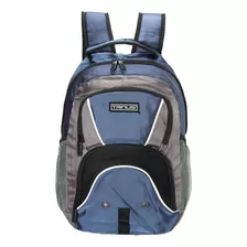 Mochila Executiva Grande Resistente Masculina Faculdade Cor Azul