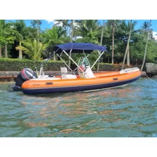Bote Zefir G600 C/ E-tec De 115 Hp Ano 2014 Ñ Flexboat 