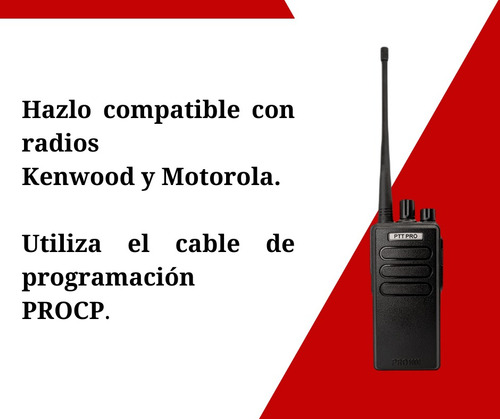 2 Radios Uhf 16 Canales Compatibles Con Motorola Y Kenwood Foto 3