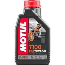 Óleo De Motor Motul Sintético 20w-50 Para Motos E Quadriciclos De 1 Unidade