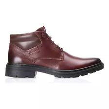 Bota Masculina Snow Ferracini Cor Marrom Desenho Do Tecido Geométrico Tamanho 43