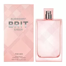 Perfume Burberry Brit Sheer For Her Edt 100 Ml