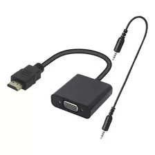 Adaptador Para Pc Hdmi A Vga Con Audio