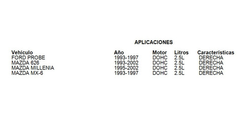Junta Multiple Admision Mazda Millenia 1995-2002 2.5l Foto 2