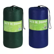  Saco De Dormir Acampamento Camping Azul E Verde