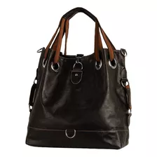 Bolsa Preta Feminina Estilo Saco Grande Luxo Casual Moderna 