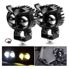 7000lm Luz Leds Faros Para Motos Luces Auxiliares Lupa Autos