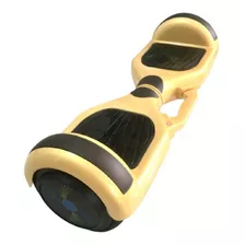 Skate Eletrico Dourado 6.5 Com Led E Bluetooth!! Incrível