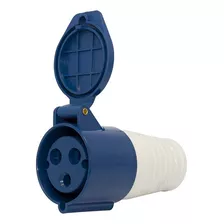 Acoplamento Blindado 2p+t 32a 250v Azul Metaltex