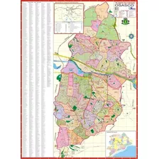 Mapa Geo Político Do Município De Osasco 120x90cm
