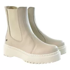 Bota Coturno Fem Colcci 803.01.00903 Branco Off