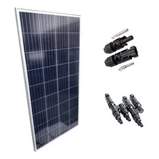 Placa Solar 150w + Conector Paralelo Mc4 Y