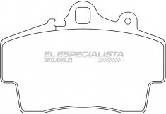 Pastilla De Freno Delantera Porsche Boxster S 2001 Foto 3