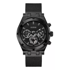 Reloj Guess Para Hombre De 44,0 Mm - Brazalete Negro, Esfera