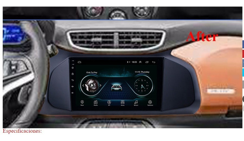 Radio Chevrolet Onix Joy 2+32g Ips Android Auto Carplay Foto 3