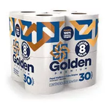 Papel Higiênico Folha Simples Golden 16x4 64 Rolos -fardo