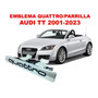 Emblema Tts Audi Tts 2007-2019 Color Negro