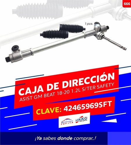 Caja Direccion Original Chevrolet Beat 18-20 Moto 1.2l S/ter Foto 4