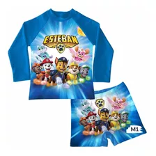 Conjunto De Traje De Baño Para Niño Paw Patrol