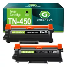 Greenbox Cartucho De Tóner Compatible Tn-450 De Repuesto P.