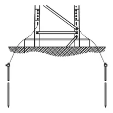 Sistema De Aterrizaje En 3 Piernas Para Torre Super Titan.