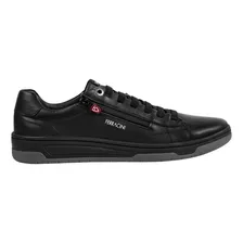 Tenis Casual Em Couro Sapatenis Vox Ferracini 8052-617