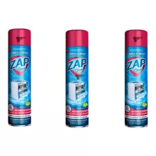 3 Limpa Forno Zap Clean - Limão - 400ml + Brinde Exclusivo